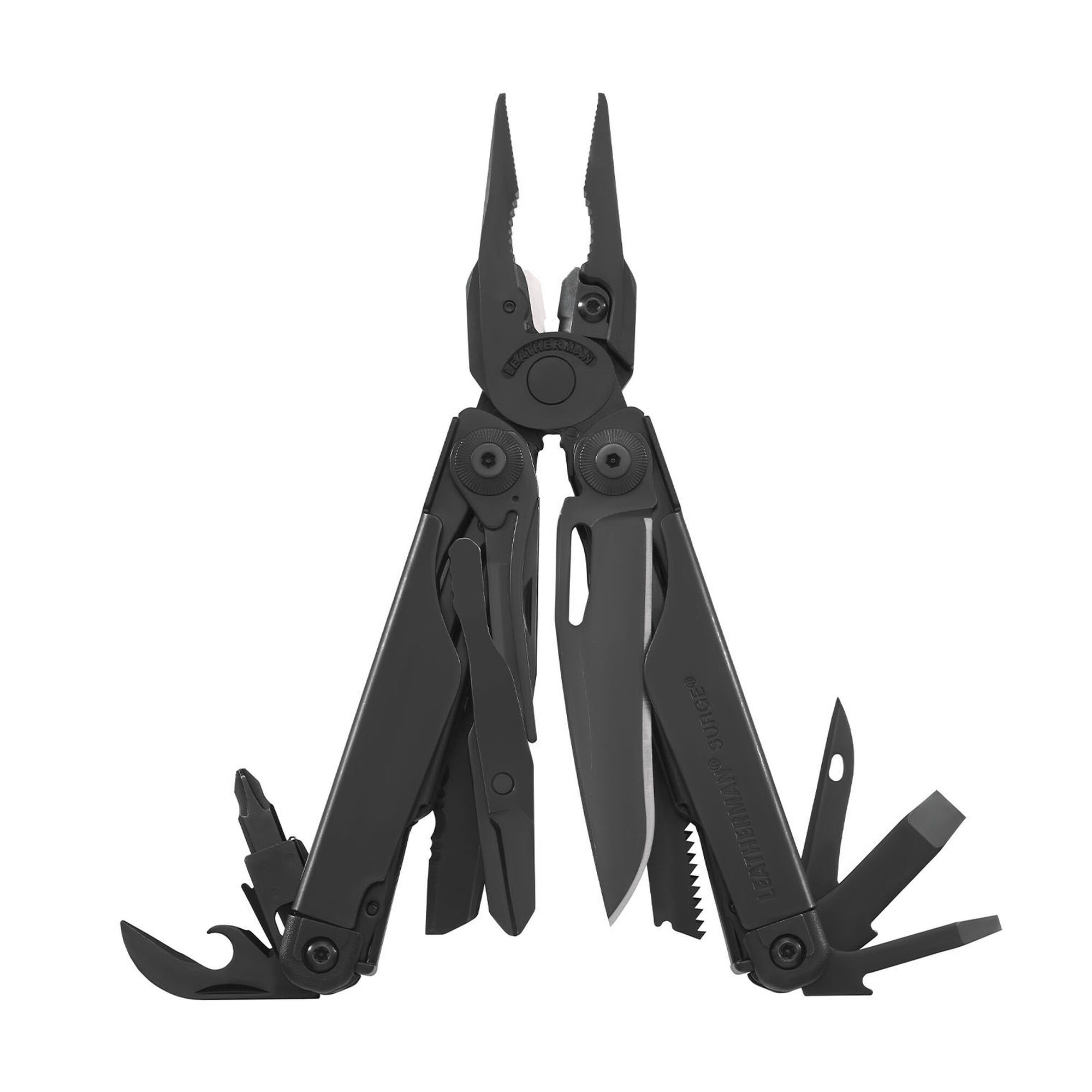 Мультитул LEATHERMAN Surge Black 21 инстр, 11,5см, чехол Molle