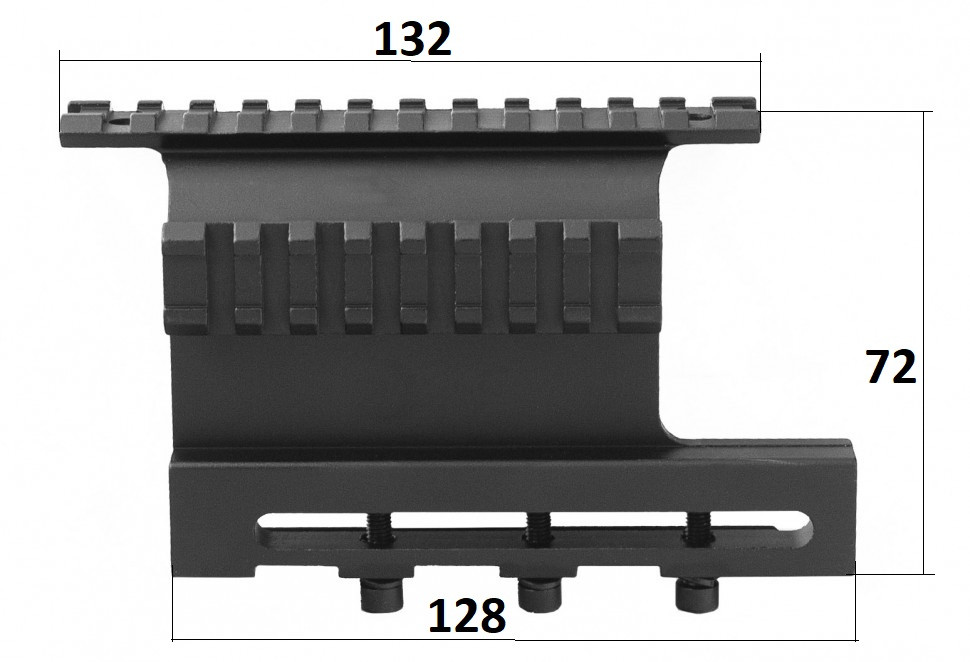 Кронштейн боковой Weaver на Сайга, Вепрь, Тигр