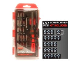 Набор бит с отверткой Birchwood Casey Basic Screwdriver Kit, 22шт.