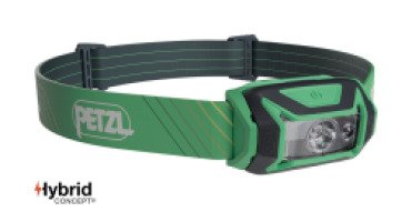 Фонарь налобный Petzl Tikka Core 450лм, зеленый