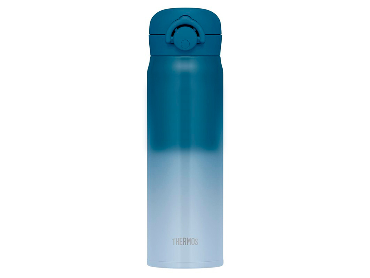 Термокружка THERMOS JNR-502 LTD BLG 0.5L, откидной механизм, голубой