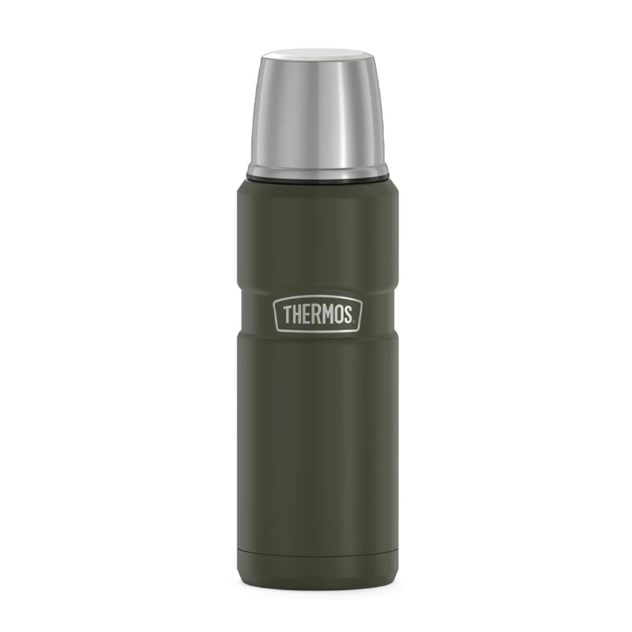 Термос для напитков Thermos King SK2000 0.47л, армейский зеленый