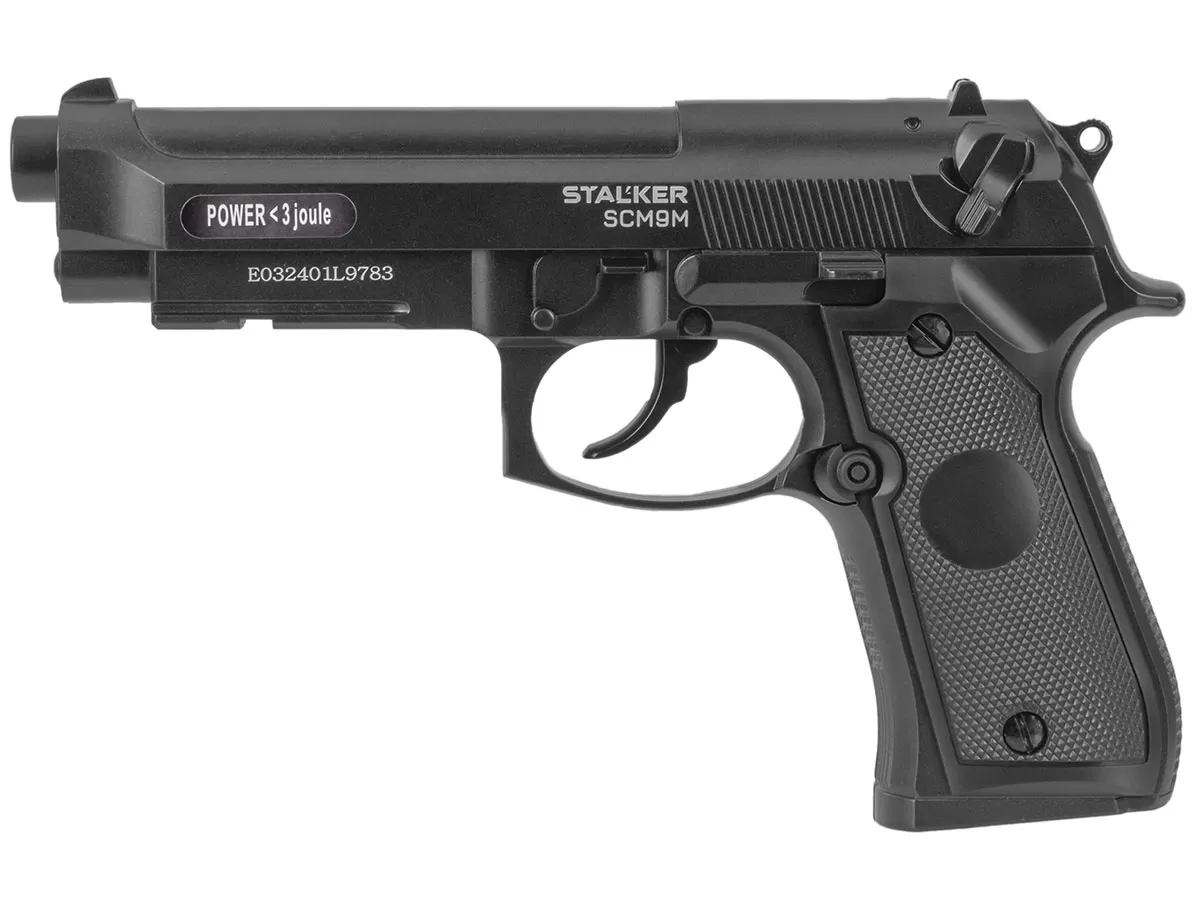 Пистолет пневматический Stalker SCM9M (Beretta M9), 6мм, металл