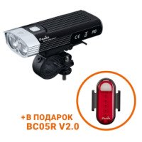 Фонарь велосипедный Fenix BC30 V2.0, задняя велофара BC05R V2.0 в комплекте