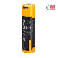 Аккумулятор Fenix 18650 ARB-L18-3500U 3500mAh с разъемом для USB