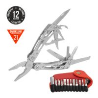 Мультитул Ganzo G202Rex (21 в 1) серебристый с лимитированным чехлом