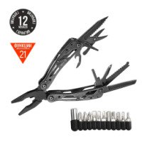 Мультитул Ganzo G202BS (21 в 1) черный с обработкой Blackwash