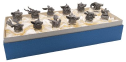 Набор из 12 стопок RORO охотник, R-91102