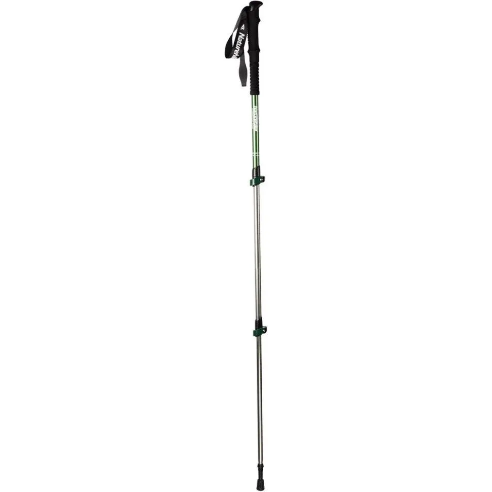 Палка треккинговая Naturehike ST 01 6061 (3-секции) NH17D001-Z (62-135cm) зеленый
