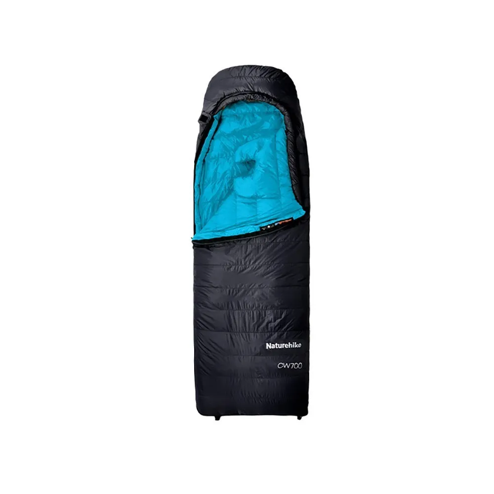 Спальный мешок Naturehike Cicada Wing CW700 CNK2450WS048 утиный пух черный M
