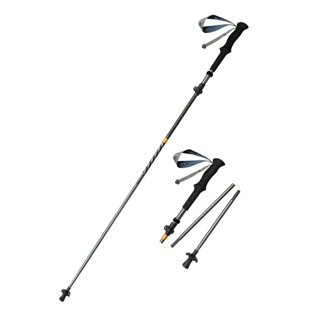 Палка треккинговая Naturehike CNK2450DS012 Carbon-AL Chang feng UL 115-135см 5-секций серый