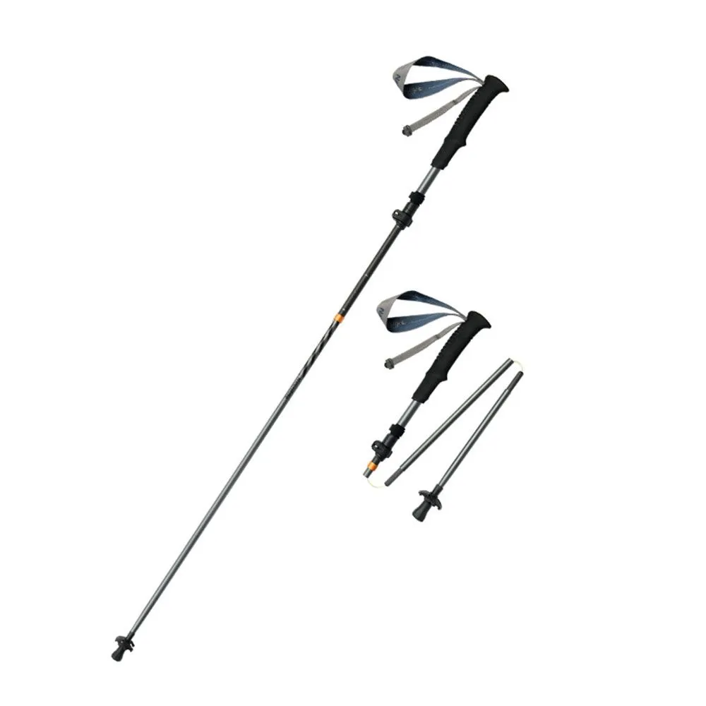 Палка треккинговая Naturehike CNK2450DS012 Carbon-AL Chang feng UL 103-120см 5-секций серый