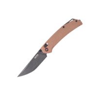 Нож складной SRM Asika 411L-MN коричневый