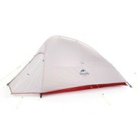 Палатка Naturehike Сloud up 2 NH17T001-T 20D двухместная с ковриком, серая