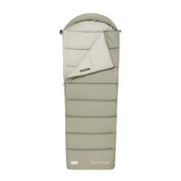 Спальный мешок Naturehike CNK2350WS023 MS500 с капюшоном, зеленый, молния справа