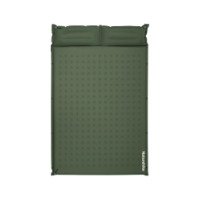 Коврик Naturehike CNK2550WS025 D Series 3см с подушкой R3.1 Double самонадувной, зеленый