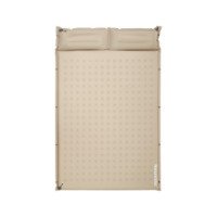 Коврик Naturehike CNK2550WS025 D Series 3см с подушкой R3.1 Double самонадувной, бежевый