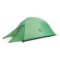 Палатка Naturehike Сloud up NH17T001-T 20D двухместная сверхлегкая с ковриком зеленый