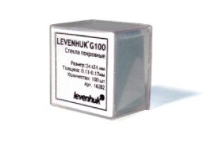 Стекла покровные Levenhuk G100, 100 шт.