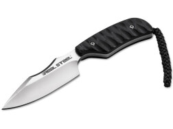 Нож Sanrenmu RealSteel, лезвие 74 мм, рукоять G10 черная, чехол Kydex