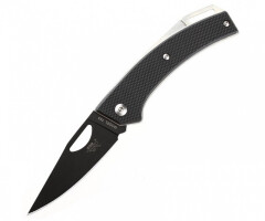 Нож Sanrenmu серии EDC, лезвие 66мм, рукоять - G10, клипса - крепление на ремень, цвет - черный