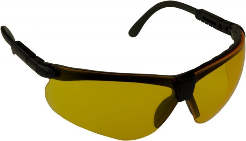очки стрелковые Puma желтые (УФ-защита, класс оптики 1, незапотевающие, регулируемые дужки, сменные линзы, ударопрочные)