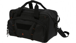 Сумка Allen Tactical Sporter-X, плечевой ремень, внешний карман с ремешками "molle", материал Endura, черный с оранжевыми вставками