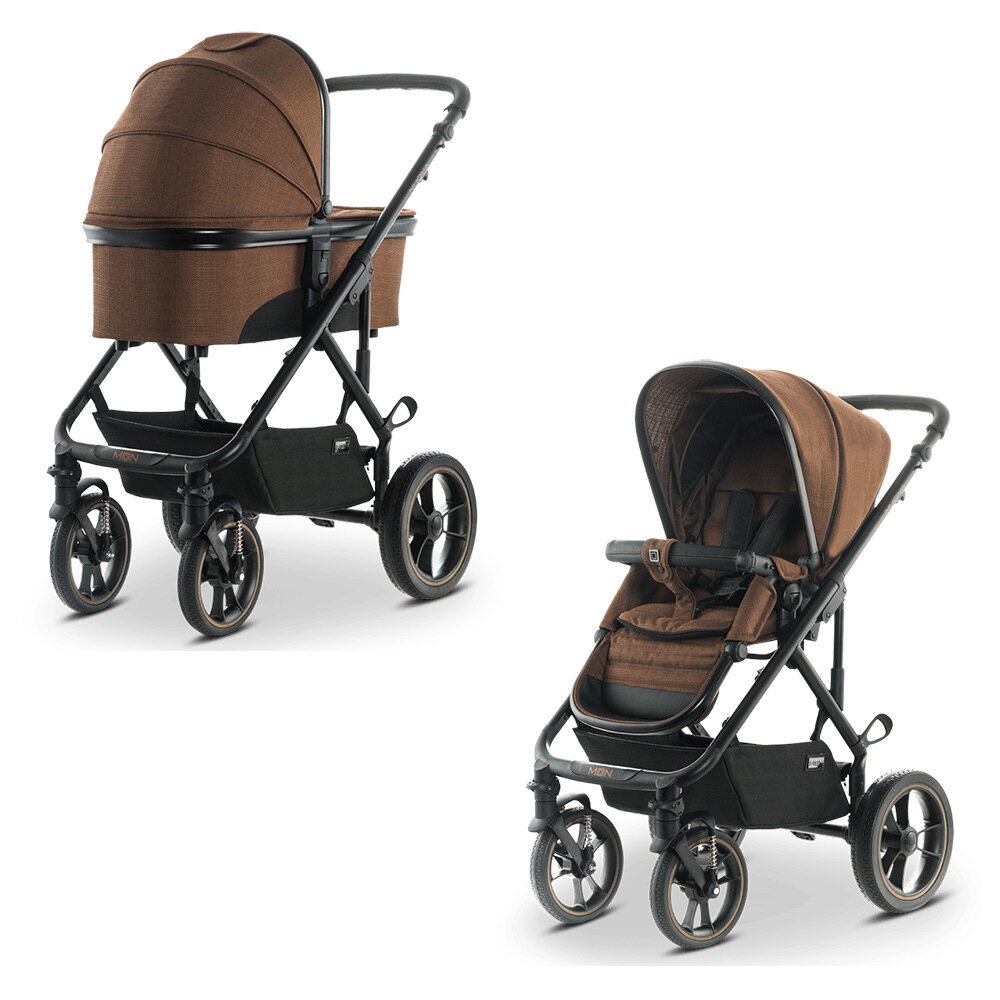 Купить Коляска Moon Nuova 2 в 1 Chocolate Structure