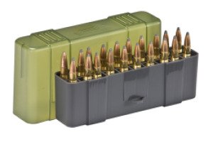 Коробка Plano 20 патронов к.30-06, 7mm Mag, .25-06 Rem, .270, .280 Rem, .338 Win. Mag, .340 Wby. Mag 123020