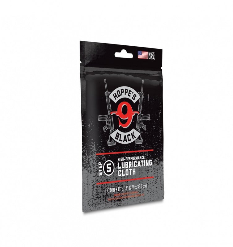 Салфетка Hoppe's Black Lubricating Cloth, пропитанная маслом PRECISION OIL, защита+смазка, 30,5х30,5см, HBLC