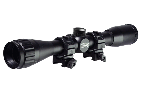 Прицел Leapers UTG 4x32 1" Hunter Scope, AO, Mil-dot, QD Rings SCP-U432AOW