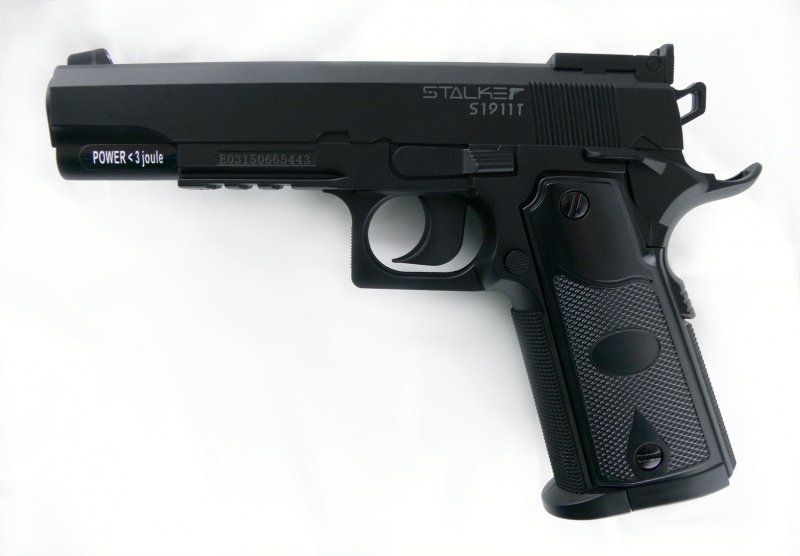 Пистолет пневматический Stalker S1911T (Colt 1911), 4.5мм, пластик