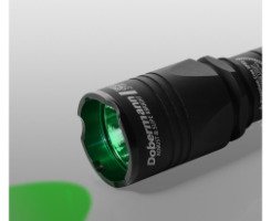 Фонарь тактический Armytek Dobermann XP-E2, зеленый свет