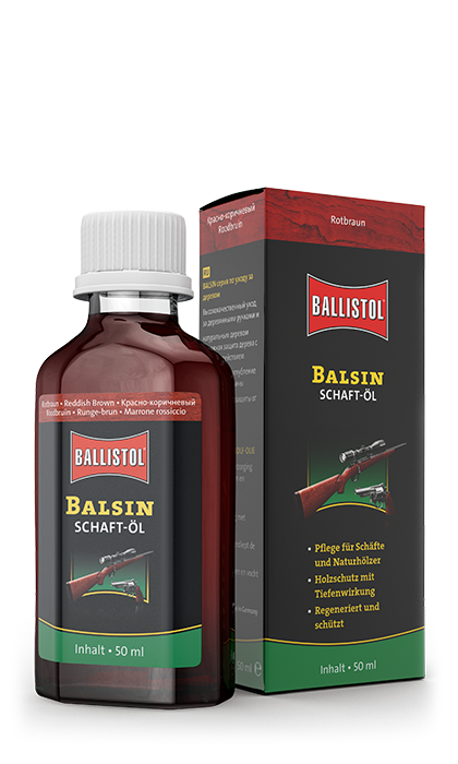 Средство для обработки дерева Ballistol Balsin, 50мл, красно-бурое
