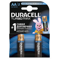Щелочные батарейки Duracell Turbo Max AA, 2УП, 2 шт