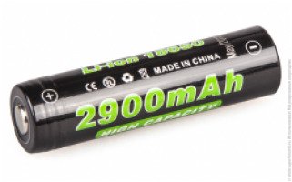 Аккумулятор литий-ионный Soshine 18650 2900mAh 3.7V PCB