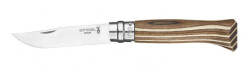 Нож Opinel Tradition Luxury N°08, береза ламинированная коричневая