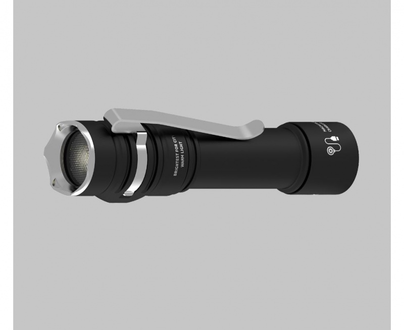 Фонарь EDC Armytek Prime C2 Pro Magnet USB XP-L, 2230 lm, теплый, до 121м, 1x18350, IP68, 68г, F08101W