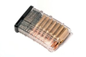 Магазин Pufgun Mag VP308 25-15/Tr, для Вепрь-308, 7.62x51, 15 патронов, прозрачный