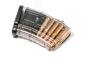 Магазин Pufgun Mag SGA762 40-10/Tr, для ВПО-136, 7.62x39, 10 патронов, прозрачный