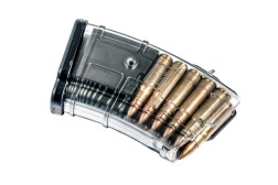 Магазин Pufgun Mag SG762 40-10/Tr, для Сайга-МК, 7.62x39, 10 патронов, прозрачный