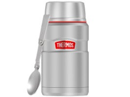 Термос для еды Thermos King SK-3020 0.71л, складная ложка, сталь